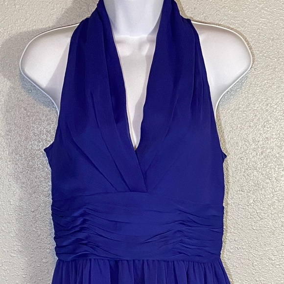 Marc New York Formal Royal Blue Halter Dress - Picture 2 of 8